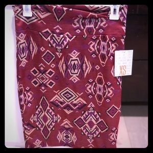 Bnwt Xs Jacquard Lularoe Cassie